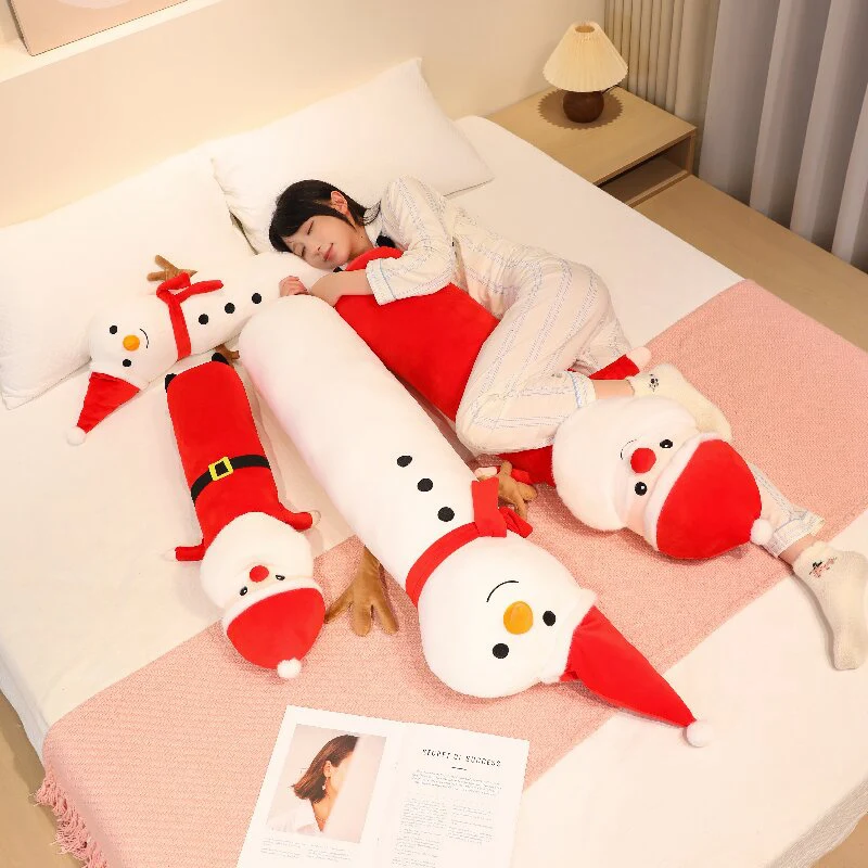 Merry Christmas Snowman Santa Claus Plush Toys Cozy Stuffed Cartoon Long Throw Pillow Kawaii Festival Home Decor Kids Companion
Merry Christmas Snowman Santa Claus Plush Toys Cozy Stuffed Cartoon Long Throw Pillow Kawaii Festival Home Decor Kids Companion