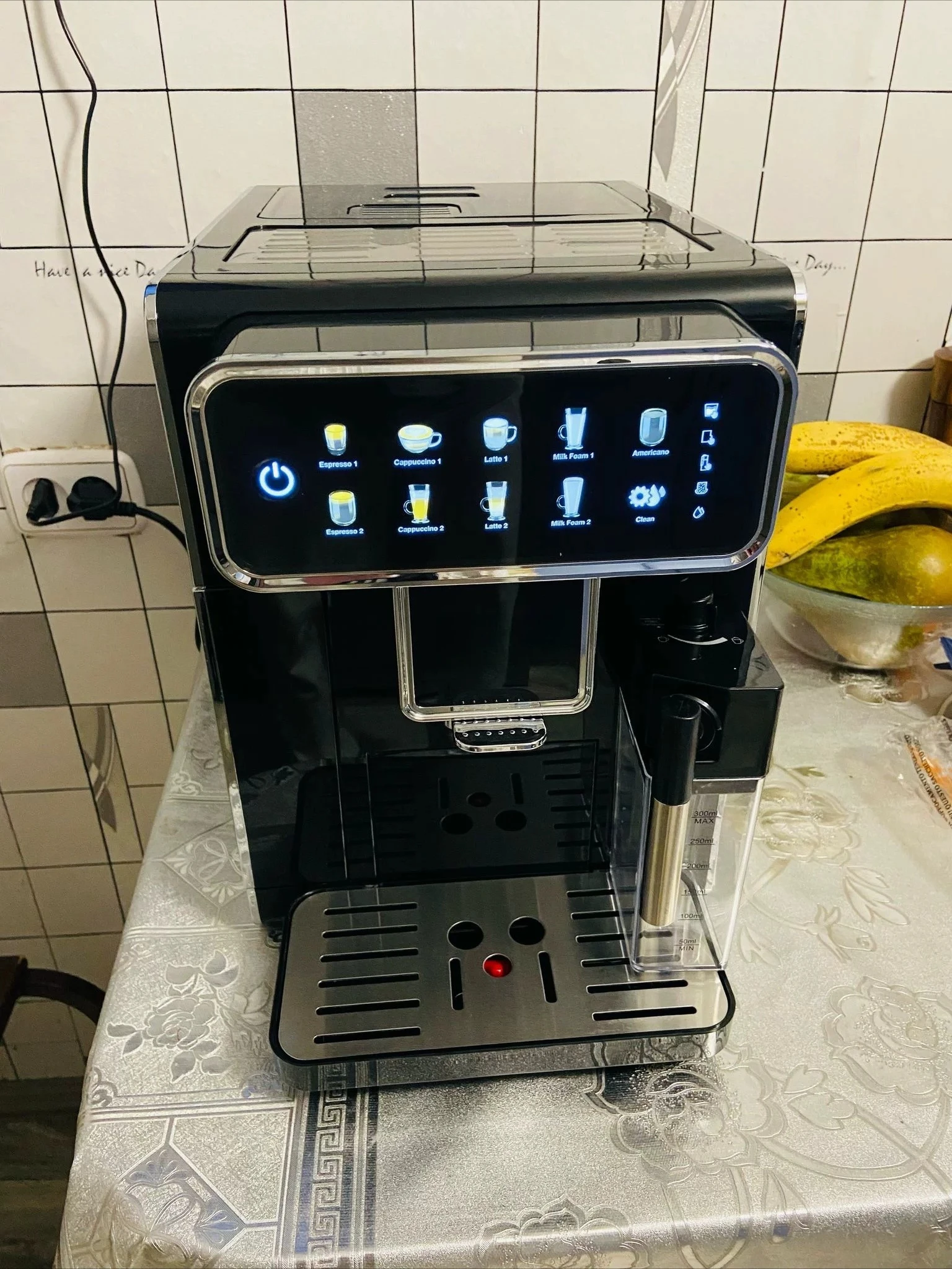 3-in-1 Automatic Bean-to-Cup Espresso Machine with Grinder Milk Frother And Jug for Home Barista Use
3-in-1 Automatic Bean-to-Cup Espresso Machine with Grinder Milk Frother And Jug for Home Barista Use