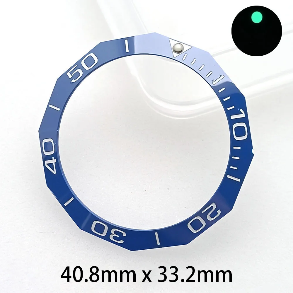 40.8*33.2mm Sloping Luminous Rhombic Ceramic TAG Aquanaut Bezel Insert Divers watch Replacement Mens watch accessories parts
40.8*33.2mm Sloping Luminous Rhombic Ceramic TAG Aquanaut Bezel Insert Divers watch Replacement Mens watch accessories parts