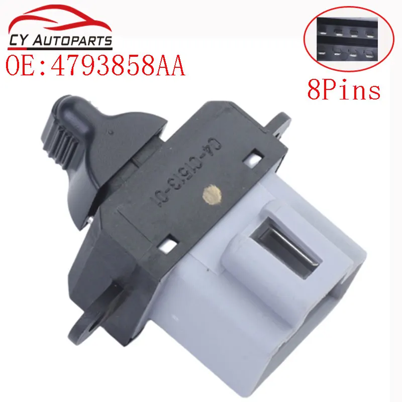 New Front Left Power Window Switch Button For Chrysler Dodge Plymouth 4793858AA 4793858AB
New Front Left Power Window Switch Button For Chrysler Dodge Plymouth 4793858AA 4793858AB