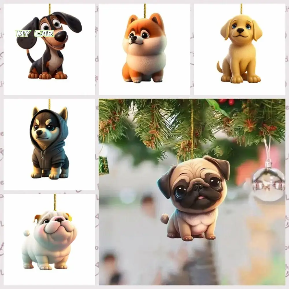 2D Dog Christmas Tree Hanging Pendants Decorative Acrylic Dog Christmas Tree Charms Cartoon Hanging Cartoon Dog Car Pendant
2D Dog Christmas Tree Hanging Pendants Decorative Acrylic Dog Christmas Tree Charms Cartoon Hanging Cartoon Dog Car Pendant