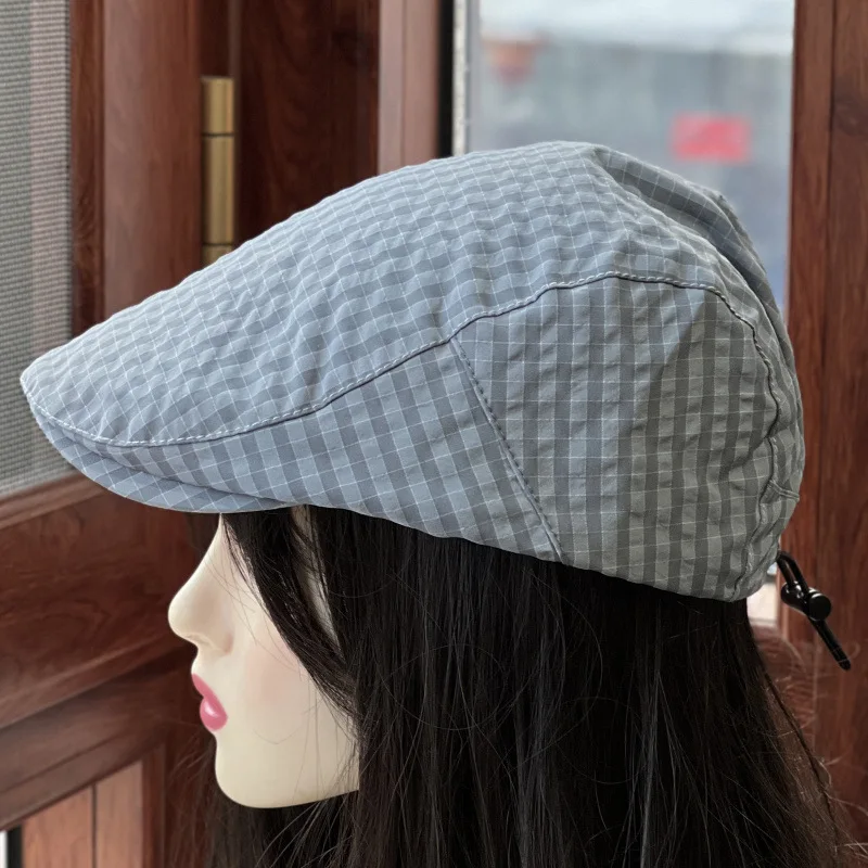 New Retro Plaid Berets For Men Women British Style Simple Newsboy Cap Spring Summer Outing Essential Outfit Short Brim Visors
New Retro Plaid Berets For Men Women British Style Simple Newsboy Cap Spring Summer Outing Essential Outfit Short Brim Visors
