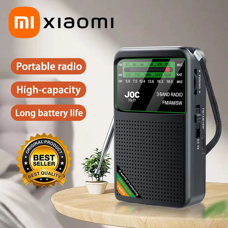 Xiaomi НОВОЕ полнодиапазонное радио Портативное радио Am FM Sw Многофункциональное радио с отличным приемом и транзистором с громким динамиком
Xiaomi НОВОЕ полнодиапазонное радио Портативное радио Am FM Sw Многофункциональное радио с отличным приемом и транзистором с громким динамиком