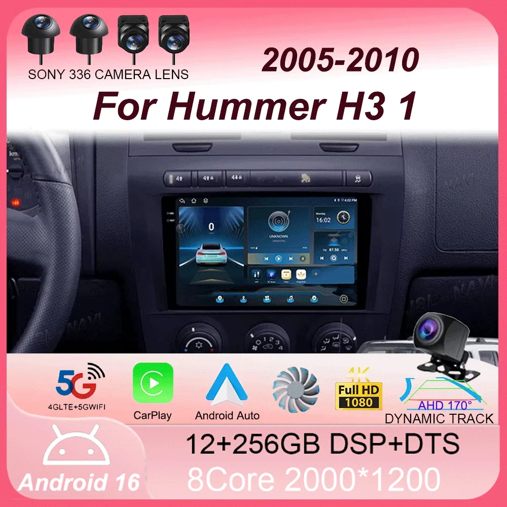 Автомагнитола Android 16 для Hummer H3 1 2005-2010 с GPS-навигацией, мультимедиа, видеоплеером, беспроводным CarPlay, Auto 4G
Автомагнитола Android 16 для Hummer H3 1 2005-2010 с GPS-навигацией, мультимедиа, видеоплеером, беспроводным CarPlay, Auto 4G