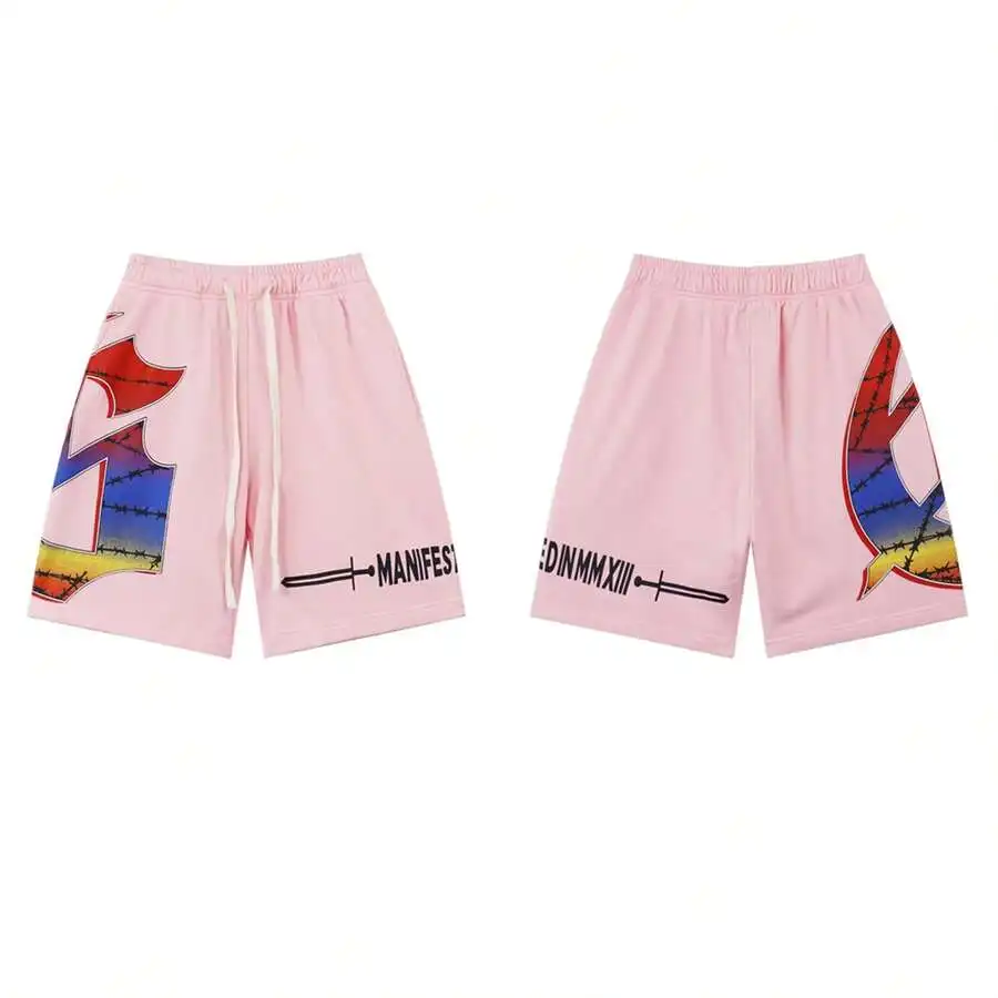 Pink Gothic Graphic Print Oversized Casual Shorts For Men Women Heavyweight Cotton Streetwear Hip Hop Summer Bottoms
Pink Gothic Graphic Print Oversized Casual Shorts For Men Women Heavyweight Cotton Streetwear Hip Hop Summer Bottoms