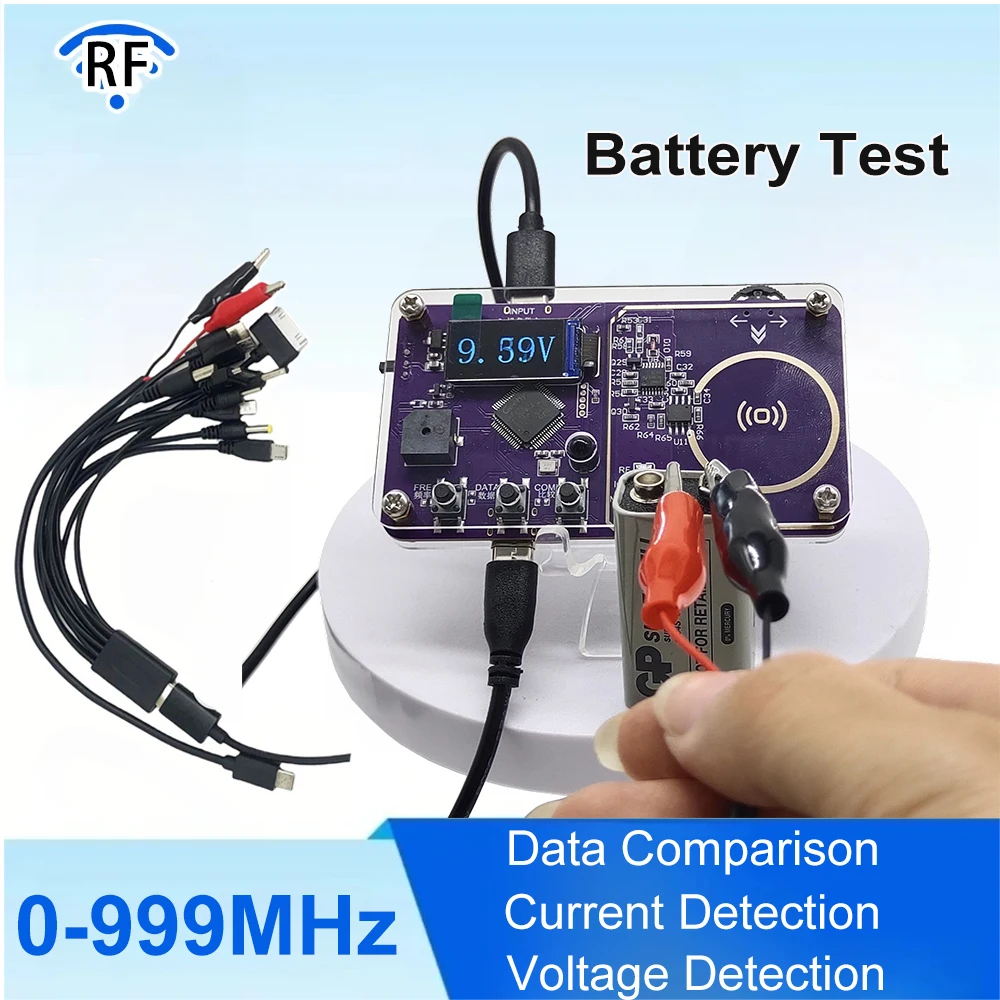 Battery Testing Tool NFC 0-999MHz Frequency Detector, Data Comparison, Emergency Power Supply, Voltage Testing Meter
Battery Testing Tool NFC 0-999MHz Frequency Detector, Data Comparison, Emergency Power Supply, Voltage Testing Meter