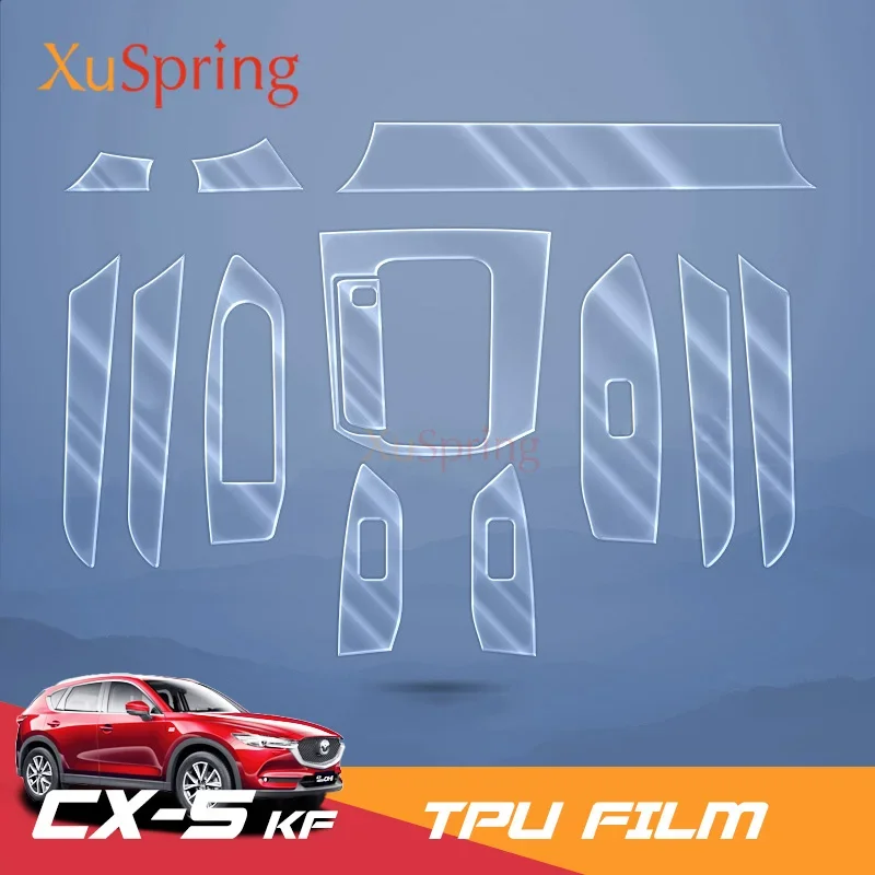 Car Interior Coverage Stickers Trim Bright Repair Membrane Protective TPU Film For Mazda CX-5 CX5 2017-2020 2021 2022 2023 KF
Car Interior Coverage Stickers Trim Bright Repair Membrane Protective TPU Film For Mazda CX-5 CX5 2017-2020 2021 2022 2023 KF