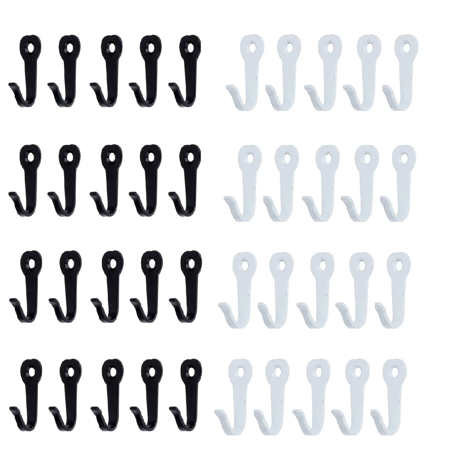 20pcs 40mm Black/White Hooks Mini Alloy Hangers Wall Mounted Hanging Keys Coat Bag Hat Handbag Bathroom Kitchen
20pcs 40mm Black/White Hooks Mini Alloy Hangers Wall Mounted Hanging Keys Coat Bag Hat Handbag Bathroom Kitchen