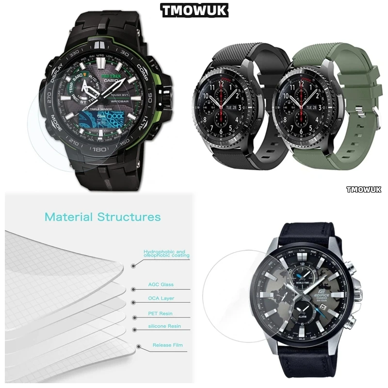 For Casio GA100 6100 TR770 Pro-Trek EFR 303 GA-2200 GA-2100 GST-W300 Watch Screen Protector Film Tempered Glass 9H Anti-
For Casio GA100 6100 TR770 Pro-Trek EFR 303 GA-2200 GA-2100 GST-W300 Watch Screen Protector Film Tempered Glass 9H Anti-