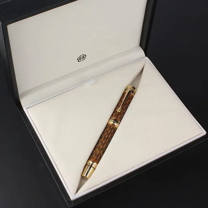 HERO H671 Bamboo Weaving Fountain Pen 0.5mm Nib Ink Pen Business Office Gift Smooth Writing School Supplies Calligraphy Pen
HERO H671 Bamboo Weaving Fountain Pen 0.5mm Nib Ink Pen Business Office Gift Smooth Writing School Supplies Calligraphy Pen