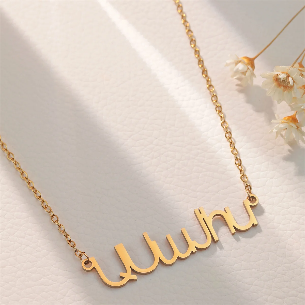Custom Name Necklace, Creative Design Script Pendant, Personalized Stainless Steel Jewelry for Women Gift
Custom Name Necklace, Creative Design Script Pendant, Personalized Stainless Steel Jewelry for Women Gift