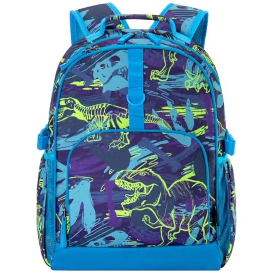 Dinosaur Backpack for Boys, Elementary School Backpack for Boys Ages 6-8 Bookbag 17 Inch with Chest Strap, Blue
Dinosaur Backpack for Boys, Elementary School Backpack for Boys Ages 6-8 Bookbag 17 Inch with Chest Strap, Blue