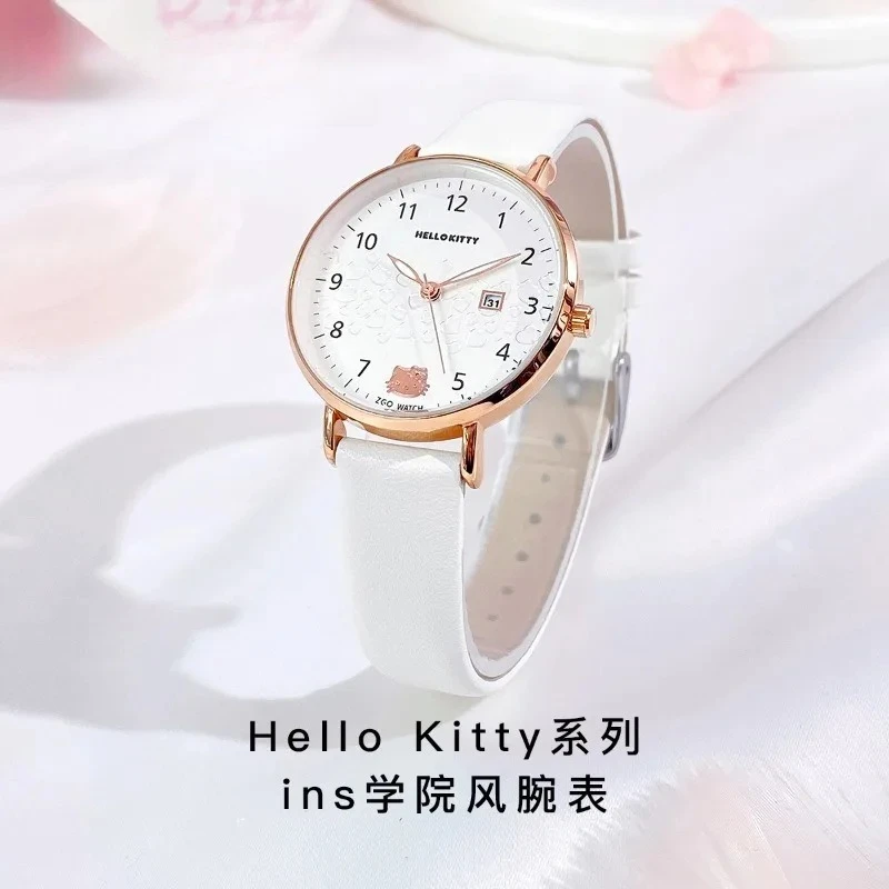 Hello Kitty Quartz Watch for Girls Waterproof Luminous Cute Student Wristwatch with Calendar Wearing simple and fashionable
Hello Kitty Quartz Watch for Girls Waterproof Luminous Cute Student Wristwatch with Calendar Wearing simple and fashionable