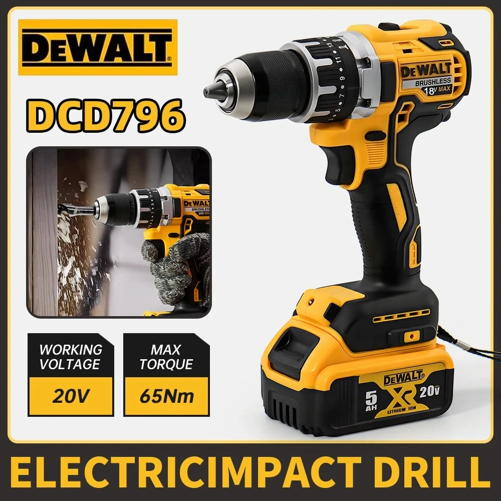 Бесщеточная ударная дрель-шуруповерт Dewalt 18V-20V DCD796, компактная, аккумуляторная, портативная, электроинструмент
Бесщеточная ударная дрель-шуруповерт Dewalt 18V-20V DCD796, компактная, аккумуляторная, портативная, электроинструмент
