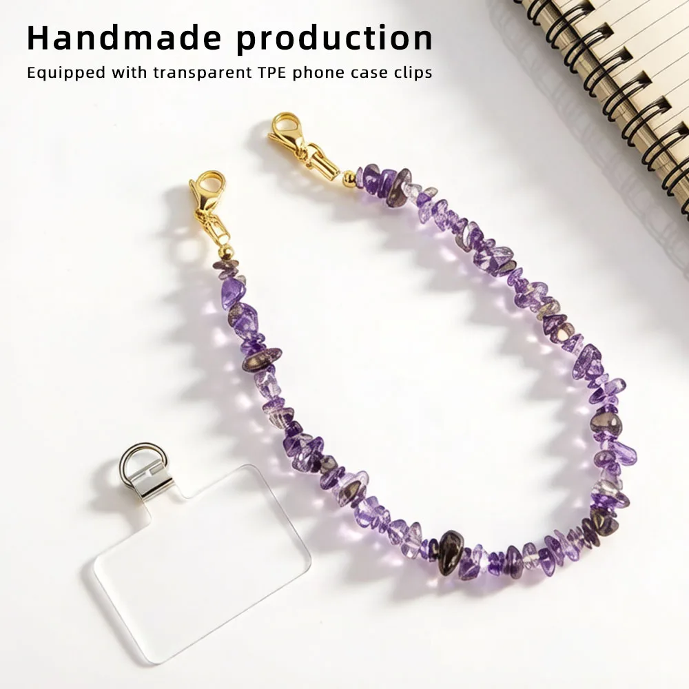 Purple Crystal Phone Wrist Strap Bracelet Rhinestone Cell Phone Lanyard Detachable Anti-Loss Keychain Bag Hanging Jewelry
Purple Crystal Phone Wrist Strap Bracelet Rhinestone Cell Phone Lanyard Detachable Anti-Loss Keychain Bag Hanging Jewelry