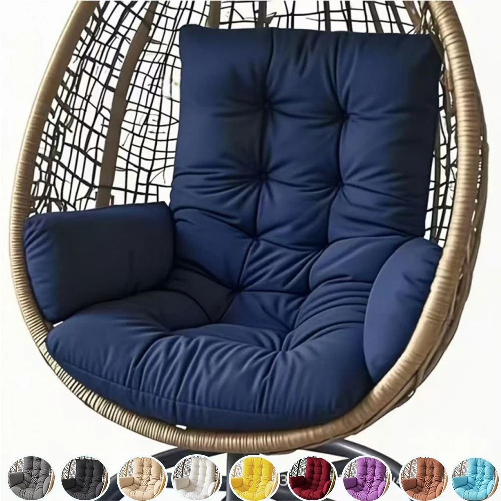 Swing Hanging Basket Seat With pillow Thicken Nest Cushion Egg Chair Pad Garden Balcony Rocking Chair Silla Cushion(No Chair)
Swing Hanging Basket Seat With pillow Thicken Nest Cushion Egg Chair Pad Garden Balcony Rocking Chair Silla Cushion(No Chair)