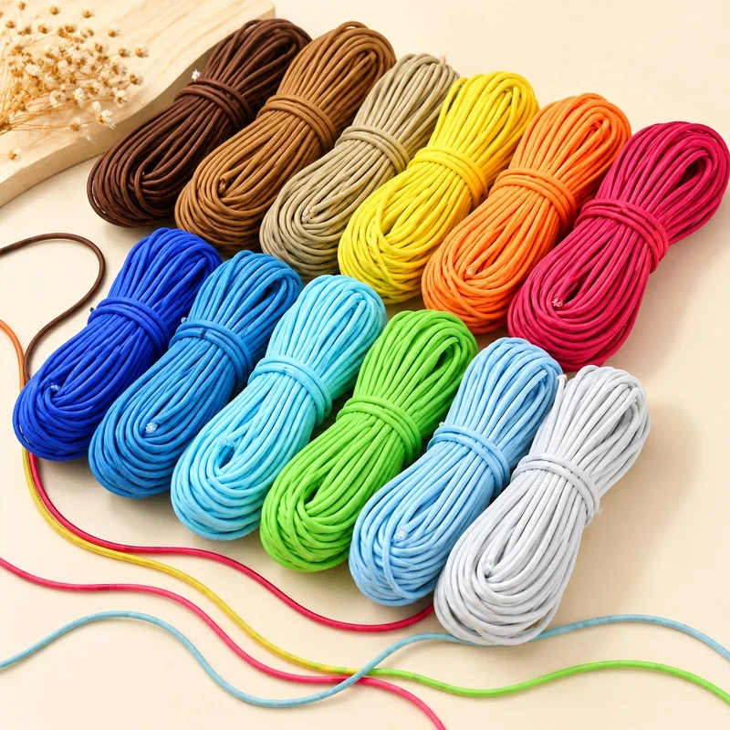 10/20/30Meters 3mm Elastic Cord Round Stretch Rope For Hair Band Mask Hat Shoelace Drawstring DIY Sewing Craft Repair Accessory
10/20/30Meters 3mm Elastic Cord Round Stretch Rope For Hair Band Mask Hat Shoelace Drawstring DIY Sewing Craft Repair Accessory