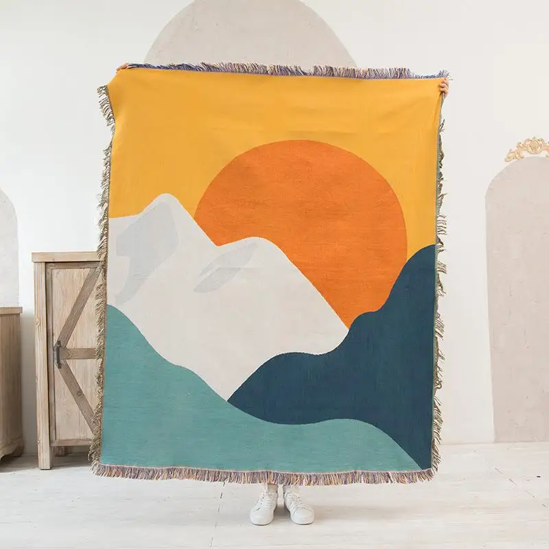All-Season Sofa Cover Dust-Proof Blanket Picnic Blanket Air Conditioner Blanket Sunrise Line Pattern Home Textile Sofa Sheet
All-Season Sofa Cover Dust-Proof Blanket Picnic Blanket Air Conditioner Blanket Sunrise Line Pattern Home Textile Sofa Sheet