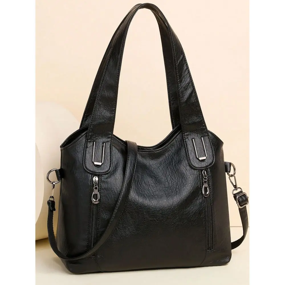 Color Leather Handbag, Vintage PU Crossbody Sling Bag With Front And Back Zipper Pockets, High Capacity Women Shoulder Bag For
Color Leather Handbag, Vintage PU Crossbody Sling Bag With Front And Back Zipper Pockets, High Capacity Women Shoulder Bag For