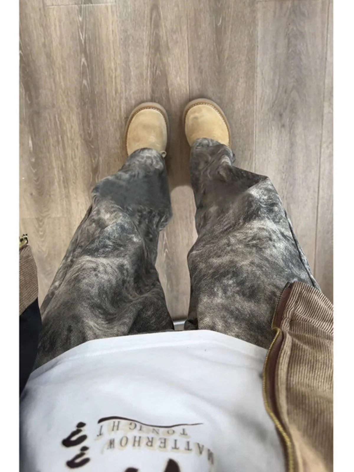 Men's Camouflage Tie-Dye Jeans Spring Autumn Lazy Loose Slimming Pants Drapey Wide Leg Workwear Long Trousers Casual Sle
Men's Camouflage Tie-Dye Jeans Spring Autumn Lazy Loose Slimming Pants Drapey Wide Leg Workwear Long Trousers Casual Sle