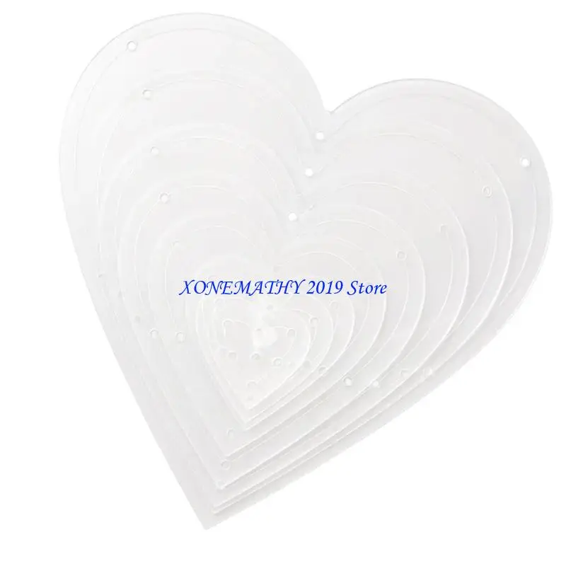F42F 8pc Heart Acrylic Sewing Pattern Templates For Clothing Fabric Decoration
F42F 8pc Heart Acrylic Sewing Pattern Templates For Clothing Fabric Decoration
