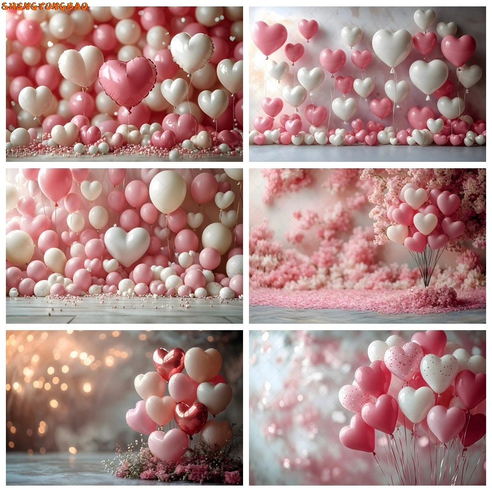 Valentine's Day Backdrop February 14 Valentine Pink Love Heart Balloons Couple Portrait Wedding Party Photography Background
Valentine's Day Backdrop February 14 Valentine Pink Love Heart Balloons Couple Portrait Wedding Party Photography Background