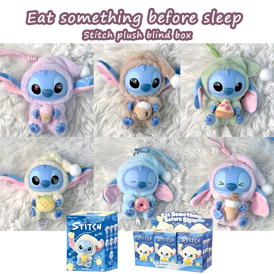 Stitch Eat Something Before Sleep Series слепая коробка плюшевые виниловые игрушки милая кукла реплика загадочная коробка сумка кулон Декор подарок
Stitch Eat Something Before Sleep Series слепая коробка плюшевые виниловые игрушки милая кукла реплика загадочная коробка сумка кулон Декор подарок