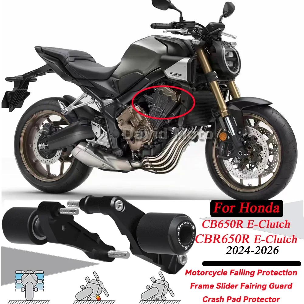 CB650R E-Clutch 2024 2025 2026 For Honda CB650R CBR 650R E-Clutch 2024-2026 Motocross Frame Sliders Crash Protector moto parts
CB650R E-Clutch 2024 2025 2026 For Honda CB650R CBR 650R E-Clutch 2024-2026 Motocross Frame Sliders Crash Protector moto parts
