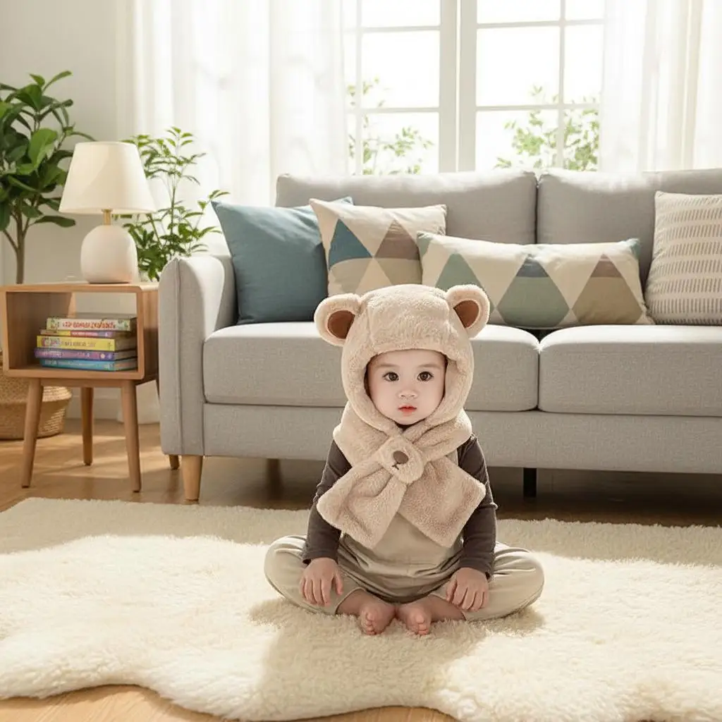 Детская шапка Осенние и зимние шарфы для мальчиков и девочек в одном плюшевом мишке Зимняя детская плюшевая утолщенная ветрозащитная шапка
Детская шапка Осенние и зимние шарфы для мальчиков и девочек в одном плюшевом мишке Зимняя детская плюшевая утолщенная ветрозащитная шапка