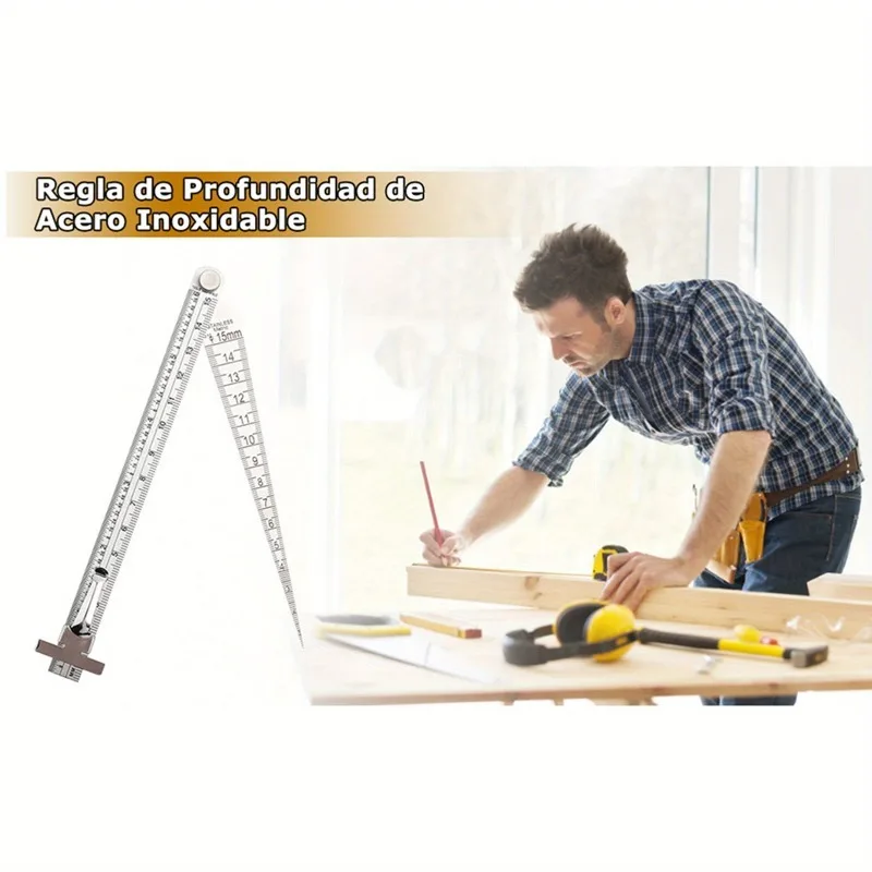 1PC Feeler Gauge Taper Gauge Stainless Steel Welding Taper Gap Gauge Depth Ruler Hole Inspection Tool Hole Size Gage
1PC Feeler Gauge Taper Gauge Stainless Steel Welding Taper Gap Gauge Depth Ruler Hole Inspection Tool Hole Size Gage