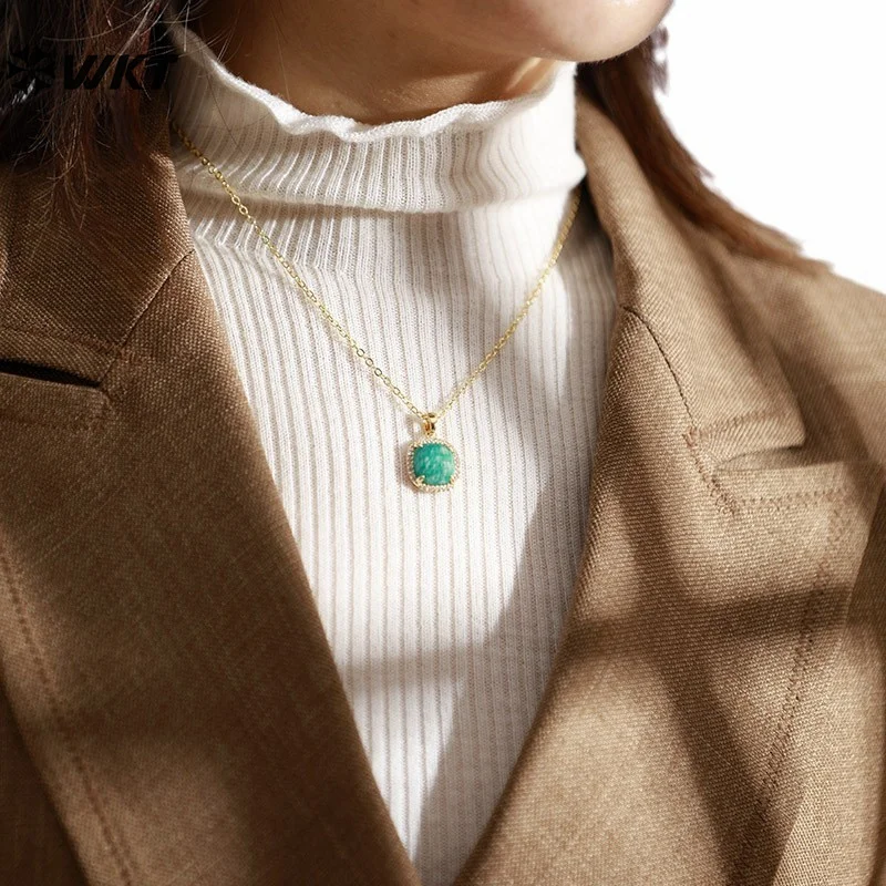WT-N1488 New Coming Special Fashion Popular Gemstone Necklace With 18k Gold Plated For Lady Anniversary Gifts
WT-N1488 New Coming Special Fashion Popular Gemstone Necklace With 18k Gold Plated For Lady Anniversary Gifts
