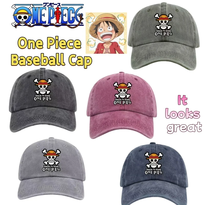 One Piece printed soft top pure cotton baseball cap for men and women, duckbill cap, sun hat, outdoor sun protection and leisure
One Piece printed soft top pure cotton baseball cap for men and women, duckbill cap, sun hat, outdoor sun protection and leisure