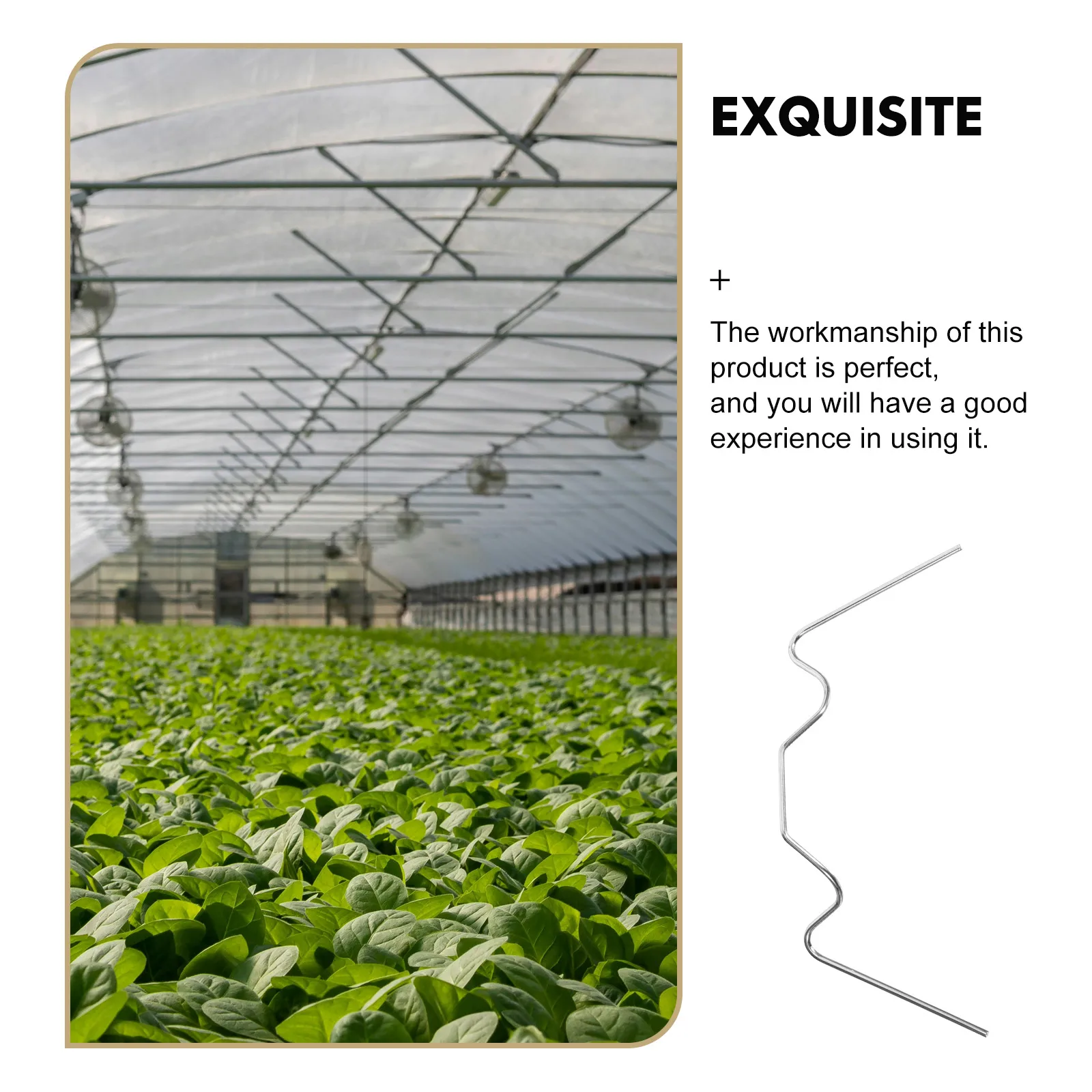 100Pcs W Type Rust Resistant Stainless Steel Greenhouse Glass Pane Fixing Clips Durable Wire Clips Greenhouse Accessories 
100Pcs W Type Rust Resistant Stainless Steel Greenhouse Glass Pane Fixing Clips Durable Wire Clips Greenhouse Accessories