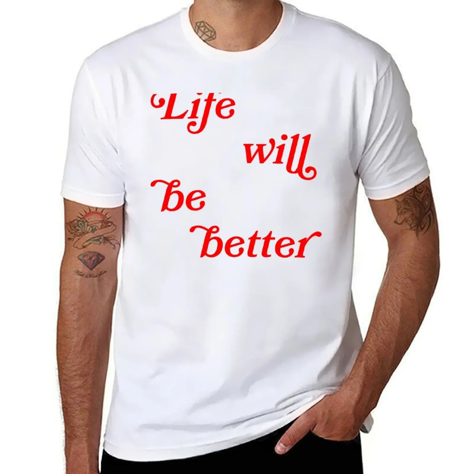 Life Will Be Better (Mental Health Awareness) T-Shirt t shirts for man slim fit funny t shirts man T-Shirt
Life Will Be Better (Mental Health Awareness) T-Shirt t shirts for man slim fit funny t shirts man T-Shirt