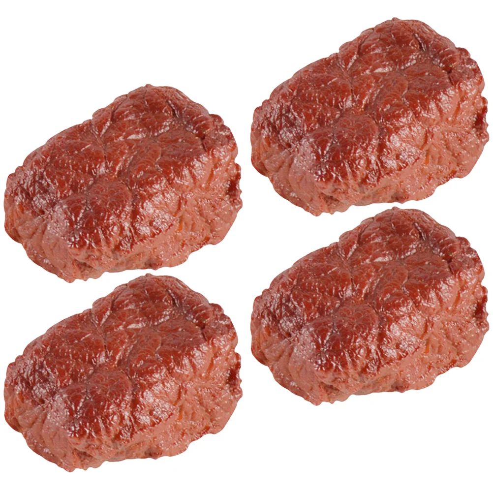 4 Pcs Simulated Fake Food Model Decorative Meat Steaks Kids Plaything Realistic Simulation Toy Kitchen
4 Pcs Simulated Fake Food Model Decorative Meat Steaks Kids Plaything Realistic Simulation Toy Kitchen