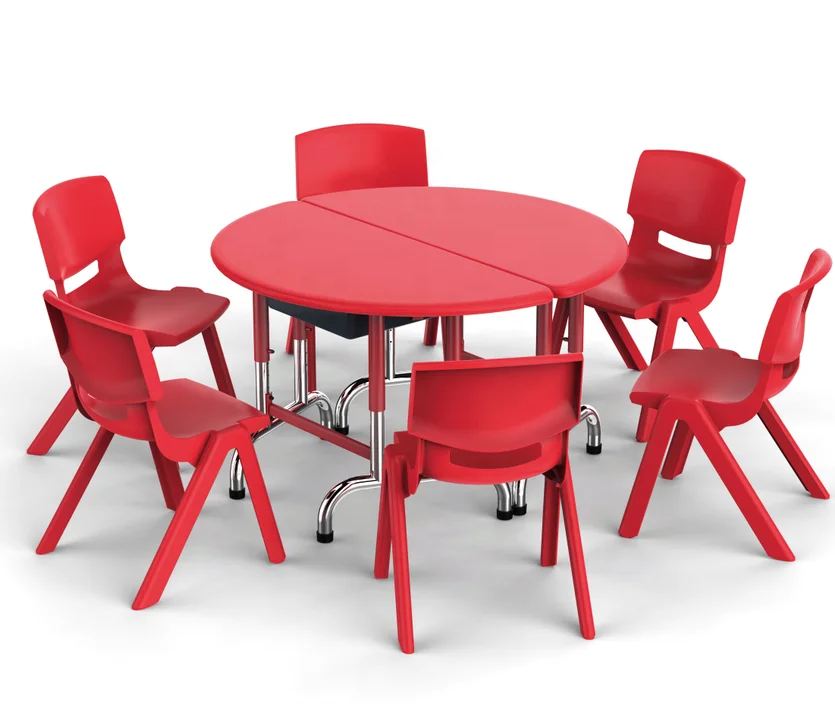High-quality semicircular plastic tables and chairs furniture
High-quality semicircular plastic tables and chairs furniture
