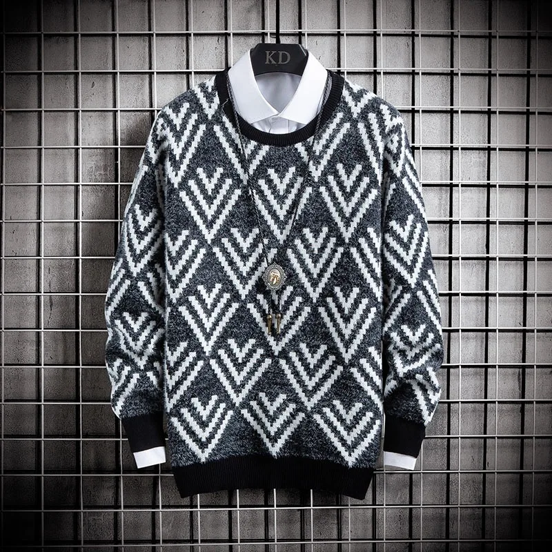 Men's New Fashion Pattern Knitwear Is Suitable for Autumn and Winter Comfortable Long-sleeved Round Neck Sweaters
Men's New Fashion Pattern Knitwear Is Suitable for Autumn and Winter Comfortable Long-sleeved Round Neck Sweaters