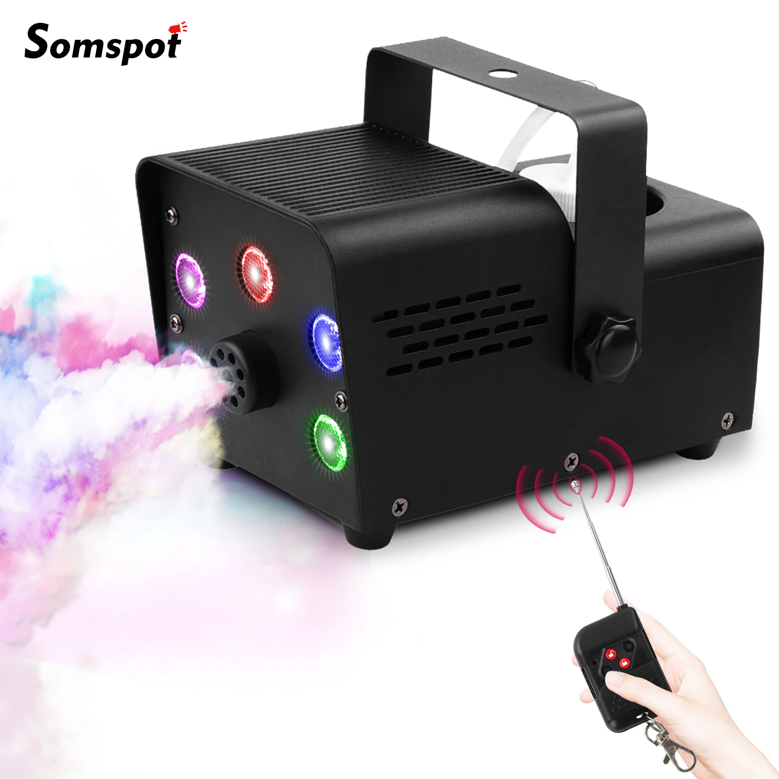 Somspot 500 Вт дымовая машина, красочная светодиодная машина для тумана, удаленный эжектор для тумана, сценическое осветительное оборудование для бара, дискотеки, вечеринки, концерта
Somspot 500 Вт дымовая машина, красочная светодиодная машина для тумана, удаленный эжектор для тумана, сценическое осветительное оборудование для бара, дискотеки, вечеринки, концерта