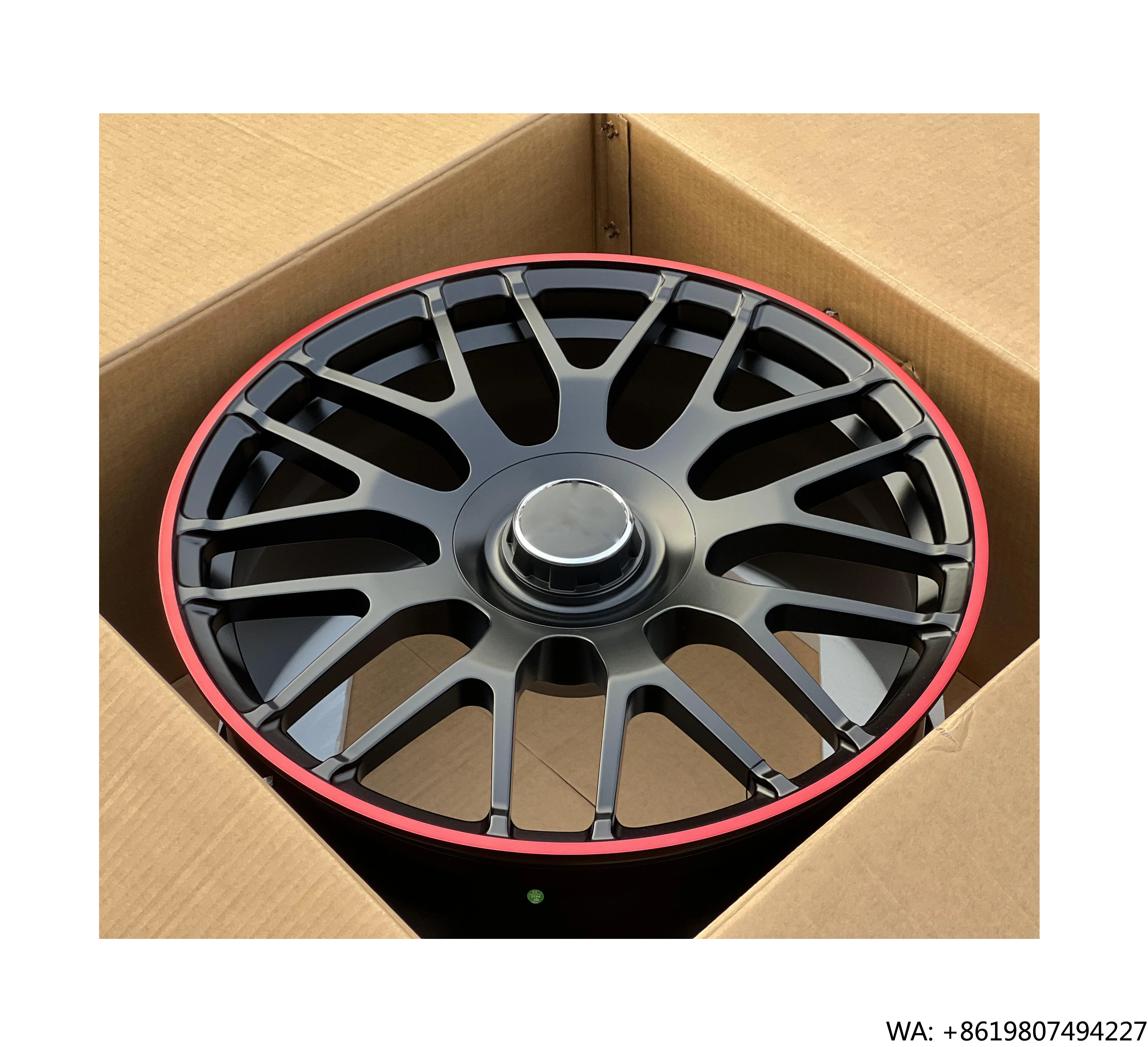 Aluminium Alloy Forged Wheels Matt Black Machined Lip in Stock 8JX18 9JX18 5*112 for C-Class E-Class
Aluminium Alloy Forged Wheels Matt Black Machined Lip in Stock 8JX18 9JX18 5*112 for C-Class E-Class