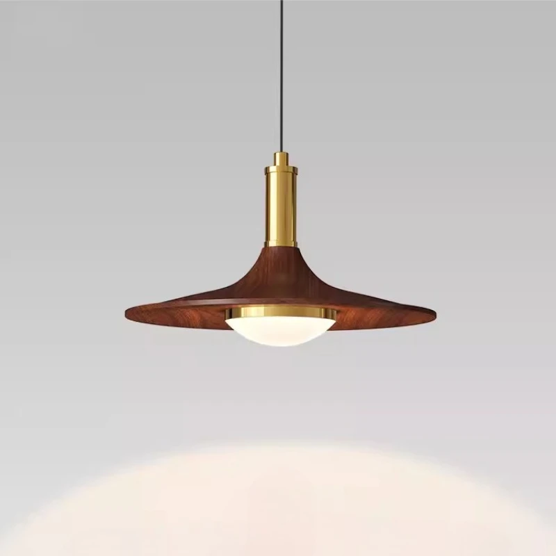 Minimalist Walnut Color Restaurant Pendant Lights Dining Table Kitchen Bedroom Study Luxury Flying Saucer Three-head Chandeliers
Minimalist Walnut Color Restaurant Pendant Lights Dining Table Kitchen Bedroom Study Luxury Flying Saucer Three-head Chandeliers