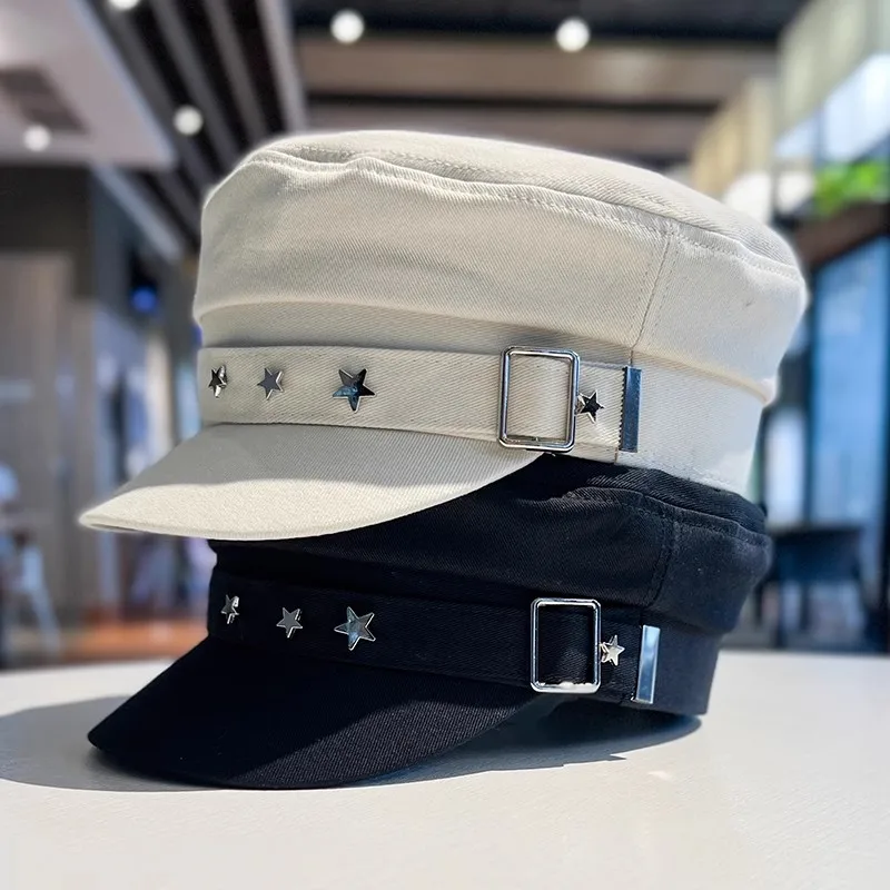 Women Y2K Star Berets Hat Cotton Duck Tongue Caps Spring Autumn Winter Fashion British Retro Korean Newspaper Painter Hat
Women Y2K Star Berets Hat Cotton Duck Tongue Caps Spring Autumn Winter Fashion British Retro Korean Newspaper Painter Hat
