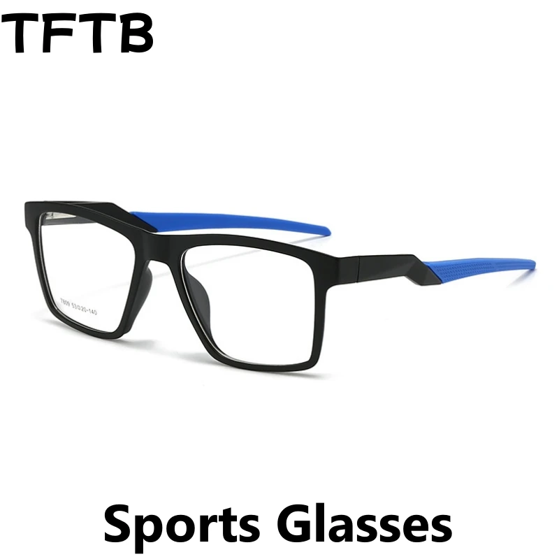 TFTB Fashion Sports Glasses Frame Men and Women Square Playing and Cycling Personality Design Optical Prescription Eyewear 143mm
TFTB Fashion Sports Glasses Frame Men and Women Square Playing and Cycling Personality Design Optical Prescription Eyewear 143mm