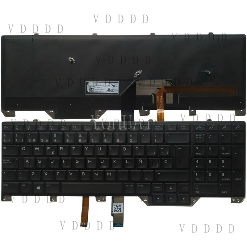 L... NEW Spanish Keyboard For Dell Alienware 17 R4, 05PTHT, PK131QB1A21, NSK-EE0BC 0S
L... NEW Spanish Keyboard For Dell Alienware 17 R4, 05PTHT, PK131QB1A21, NSK-EE0BC 0S