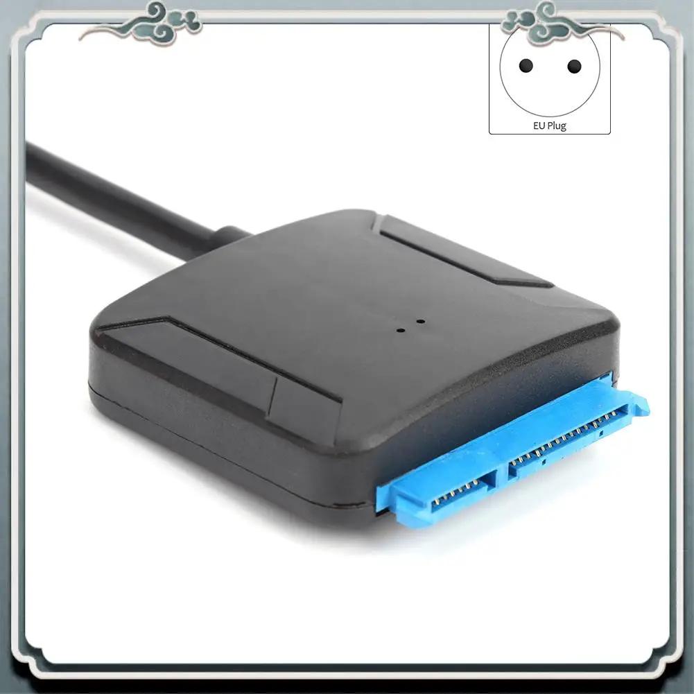 ABIJ-USB To Sata Data Cable, 2.5/3.5 Inch USB3.0 Easy Drive Cable Sata Hard Disk Adapter Cable