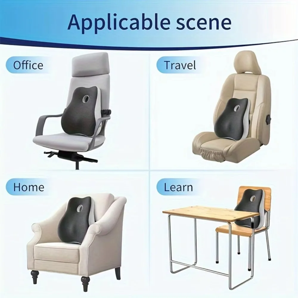 Массажная подушка из пены с эффектом памяти, поясничная поддержка, облегчение боли в спине, нескользящая подушка для поддержки спины, улучшение осанки, регулируемые ремни
Массажная подушка из пены с эффектом памяти, поясничная поддержка, облегчение боли в спине, нескользящая подушка для поддержки спины, улучшение осанки, регулируемые ремни