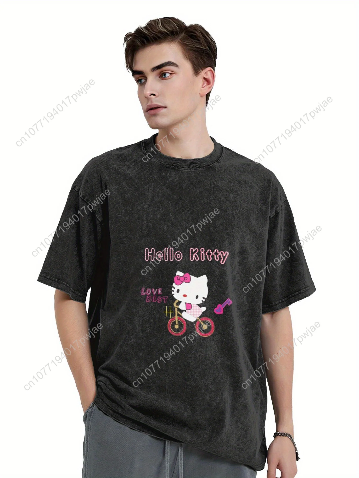 Sanrio Hello Kitty Vintage Oversized T-Shirt - Retro Unisex Tee with Iconic Hello Kitty Face Lettering,Cosplay T-Shirt
Sanrio Hello Kitty Vintage Oversized T-Shirt - Retro Unisex Tee with Iconic Hello Kitty Face Lettering,Cosplay T-Shirt