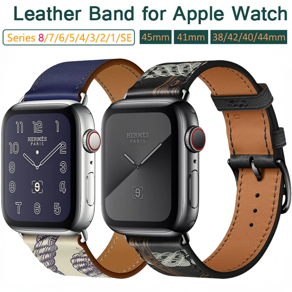 Leather Strap for Apple Watch Band 45mm 41mm 44mm 40mm 46mm 42mm 38mm 49mm Sport Belt iWatch Series Ultra 10 9 8 7 SE 6 5 Strap
Leather Strap for Apple Watch Band 45mm 41mm 44mm 40mm 46mm 42mm 38mm 49mm Sport Belt iWatch Series Ultra 10 9 8 7 SE 6 5 Strap