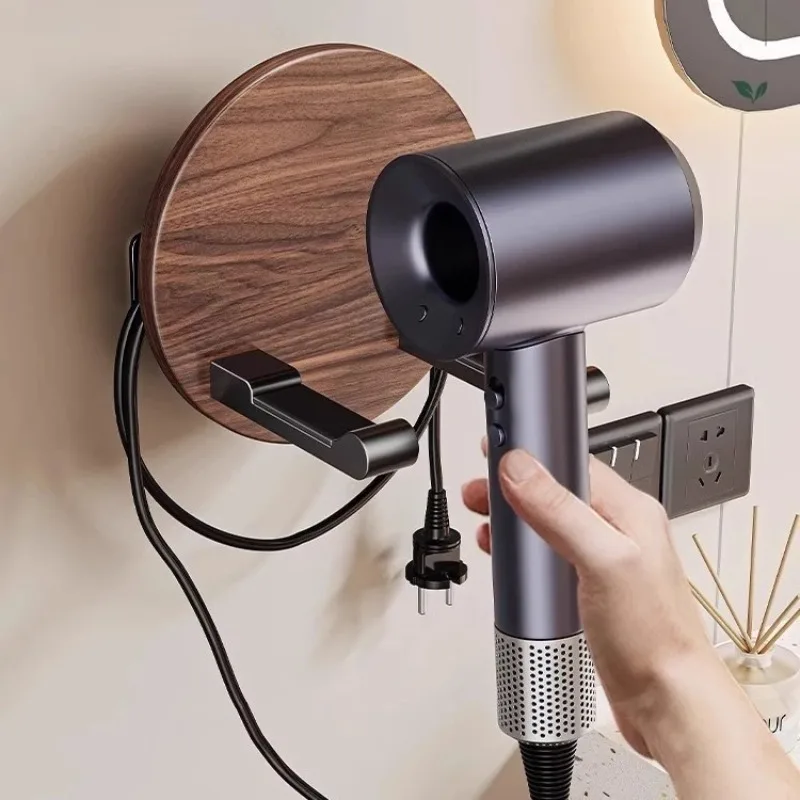 Walnut Wood Hair Dryer Holder Wall Mounted Bathroom Organizer Punch Free Toilet Paper Holder Storage Rack
Walnut Wood Hair Dryer Holder Wall Mounted Bathroom Organizer Punch Free Toilet Paper Holder Storage Rack