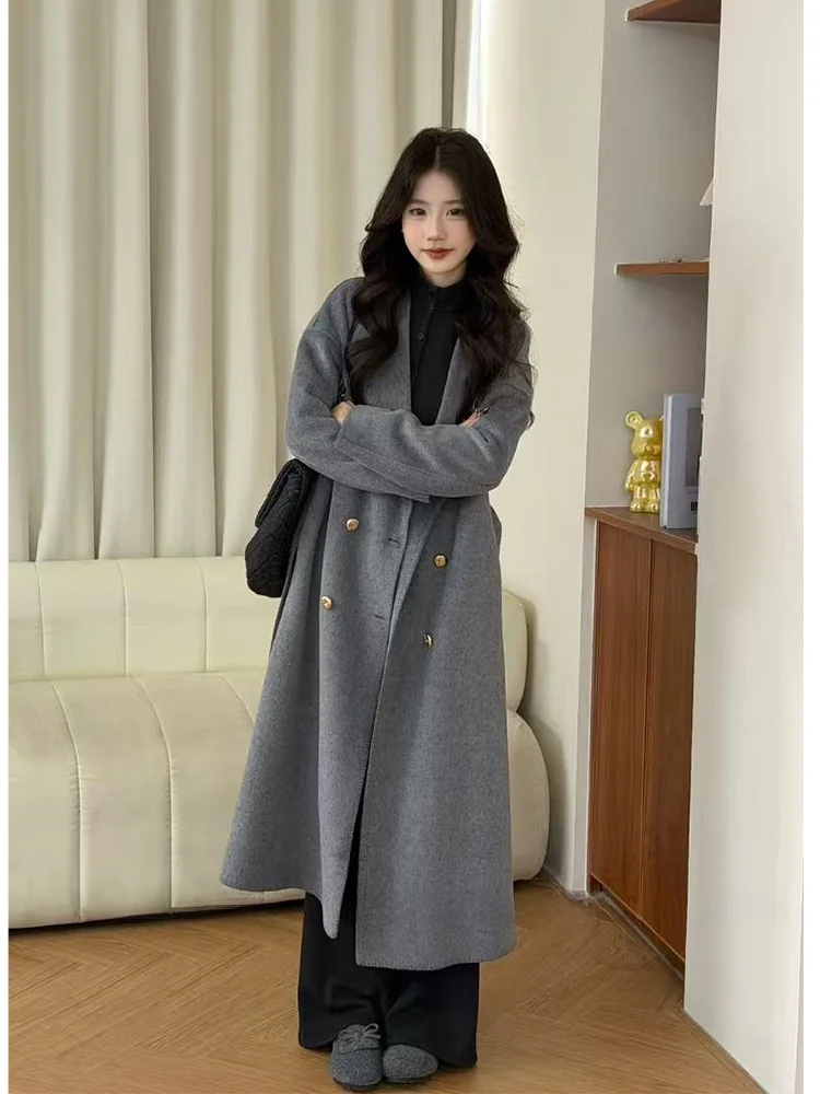 Шерстяное пальто Ele CW85, маленький размер, приталенное, удлиненное, зимняя верхняя одежда, модное, универсальное, из смесового полиэстера, теплое зимнее.
Шерстяное пальто Ele CW85, маленький размер, приталенное, удлиненное, зимняя верхняя одежда, модное, универсальное, из смесового полиэстера, теплое зимнее.