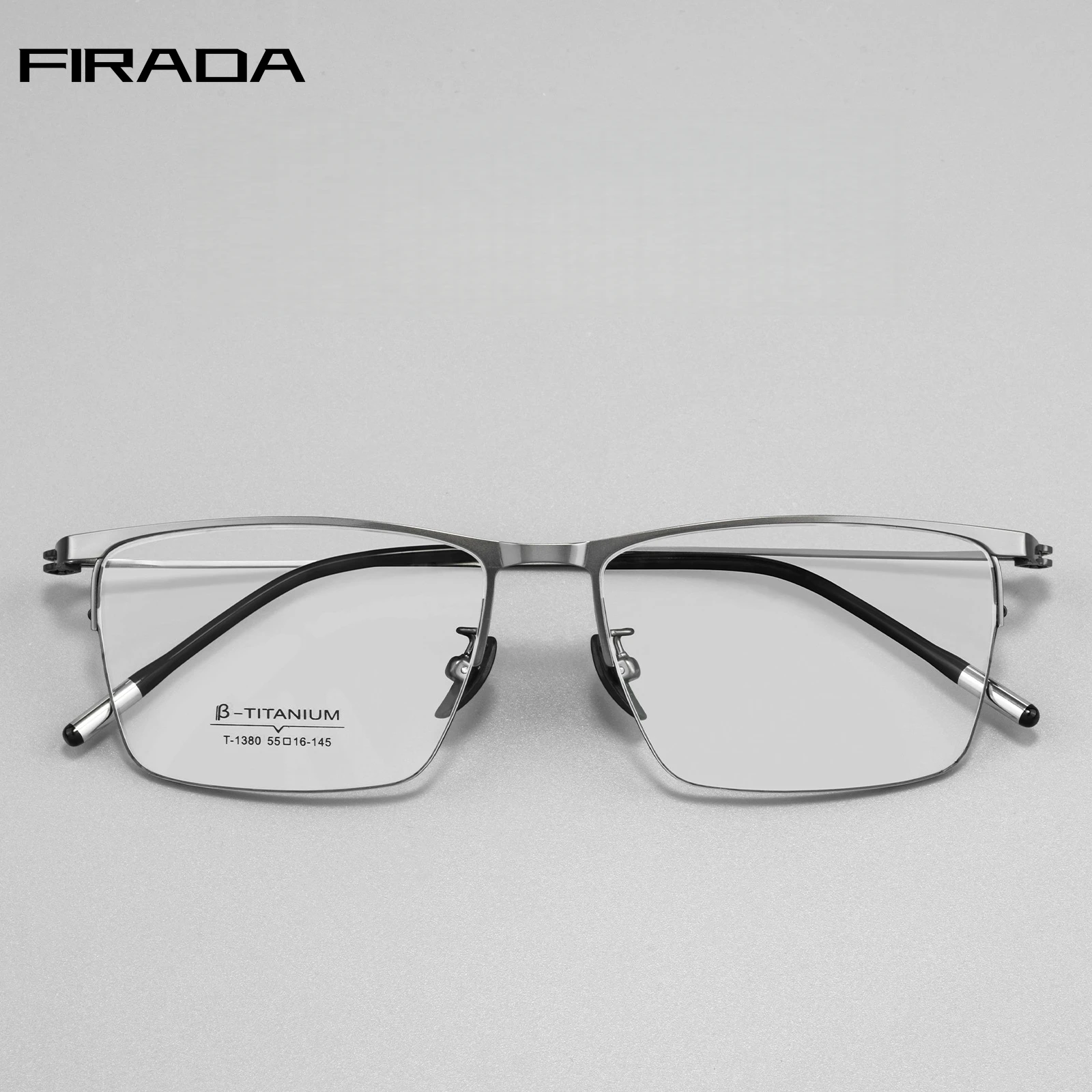 FIRADA Fashion Trend Eyewear Ultra-light Business Square Half-frame Glasses Luxurious Comfortable Eyeglass Frames For Men T1380X
FIRADA Fashion Trend Eyewear Ultra-light Business Square Half-frame Glasses Luxurious Comfortable Eyeglass Frames For Men T1380X